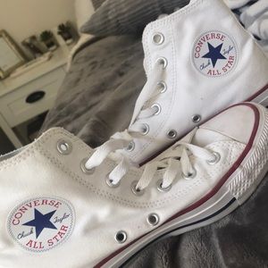 white high top converse